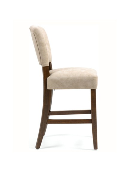 Oakridge Counter Stool - Beige Bison/Dark Oak