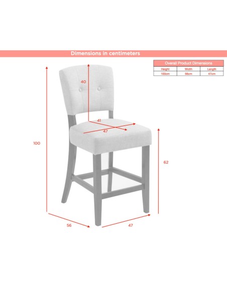 Oakridge Counter Stool - Beige Bison/Dark Oak