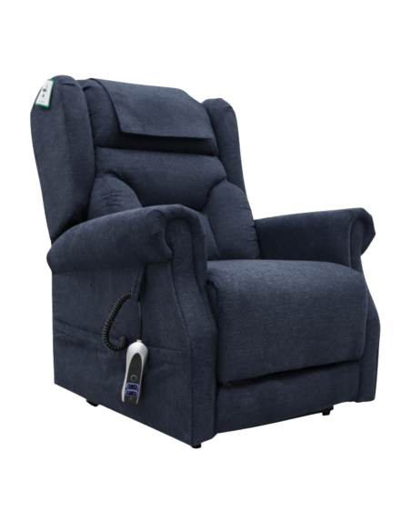 Berkshire Dual Motor Lift & Tilt Armchair - Deep Blue