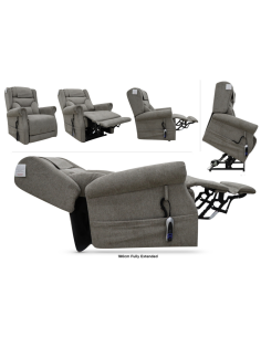 Berkshire Dual Motor Lift & Tilt Armchair - Stone 2