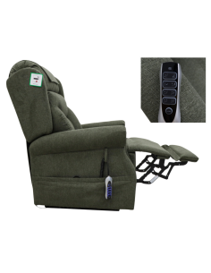 Berkshire Quad Motor Lift & Tilt Armchair - Olive 2