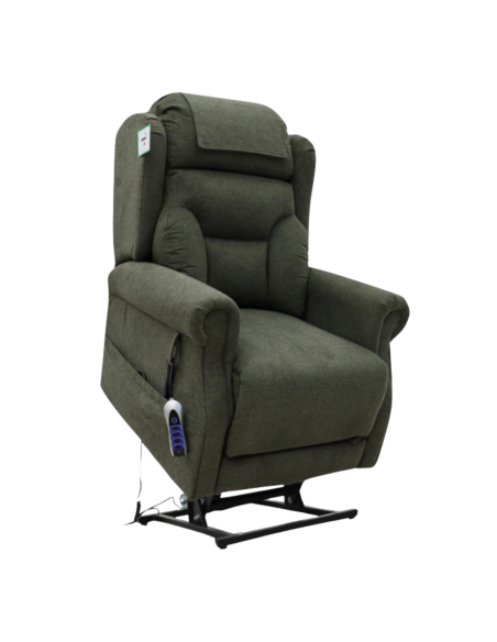Berkshire Quad Motor Lift & Tilt Armchair - Olive