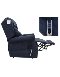 Berkshire Quad Motor Lift & Tilt Armchair - Deep Blue 2