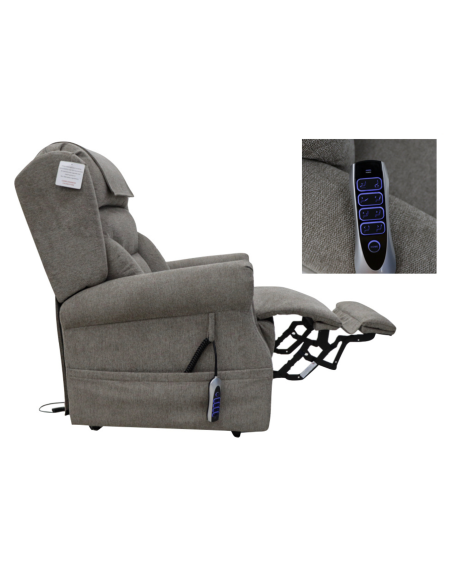 Berkshire Quad Motor Lift & Tilt Armchair  - Stone