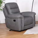 Lucas Manual Recliner Armchair - Grey