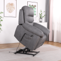 Lucas Dual Motor Tilt & Rise Armchair - Grey