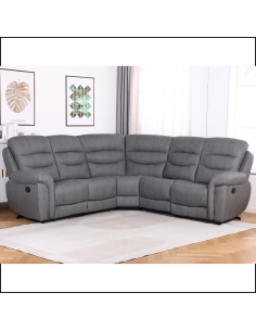 Lucas Corner Recliner Sofa - Grey