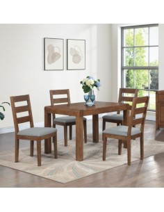 Oakridge 1.2m Dining Table - Dark Oak 2