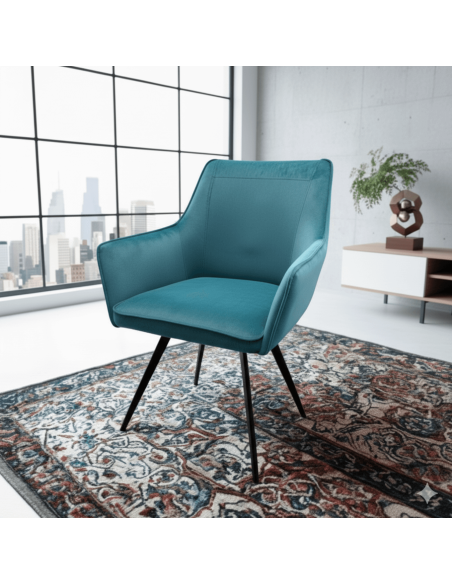 Rivoli Dining Chair - Velvet Green