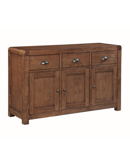 Oakridge 3 Door Sideboard - Dark Oak
