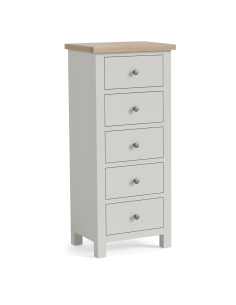 Turnberry 5 Drawer Tall Chest - Grey