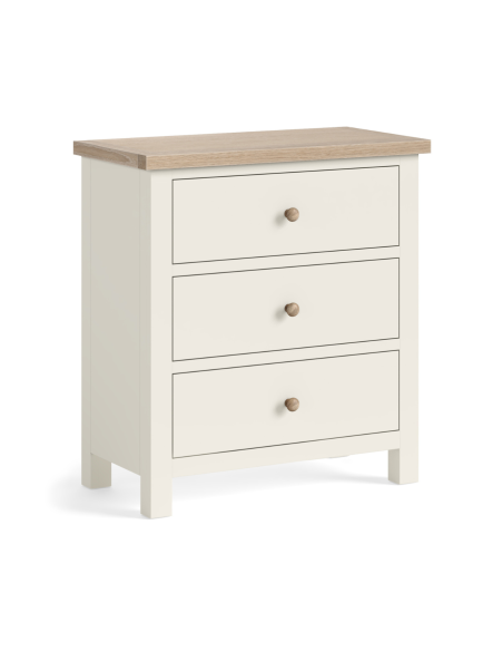 Turnberry 3 Drawer Chest - Coconut