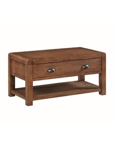 Oakridge Coffee Table With 1 Drawer - Dark Oak