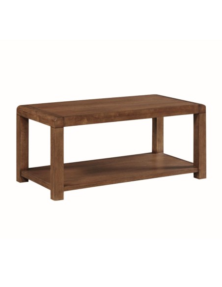 Oakridge Coffee Table with Shelf - Dark Oak