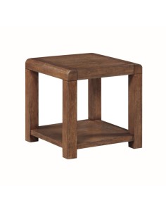 Oakridge End Table With Shelf - Dark Oak