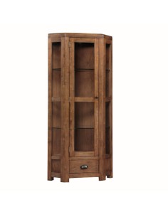 Oakridge High Corner Cabinet - Dark Oak