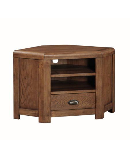 Oakridge Corner TV Unit - Dark Oak