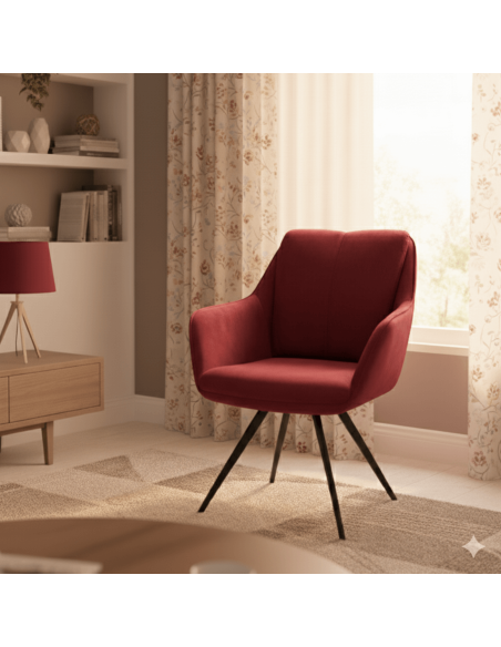 Rivoli Dining Chair - Velvet Purple