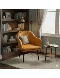 Rochelle Dining Chair - Brown PU