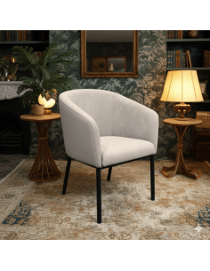 Joao Dining Chair - Beige Fabric 2