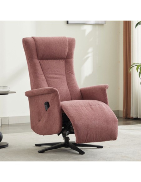 Apero Swivel Dual Motor Electric Recliner - Rose