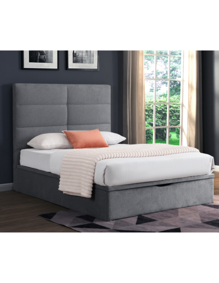 Jessica 5ft Storage Bedframe - Grey
