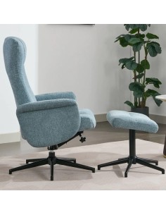 Apero TV Chair & Stool - Ice Blue 2