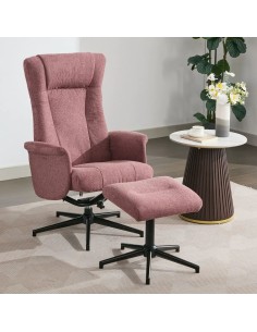 Apero TV Chair & Stool - Rose