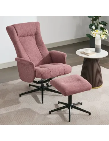 Apero TV Chair & Stool - Rose