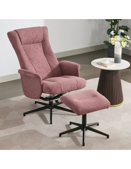 Apero TV Chair & Stool - Rose