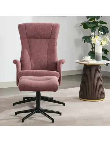 Apero TV Chair & Stool - Rose