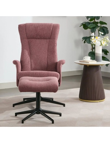 Apero TV Chair & Stool - Rose