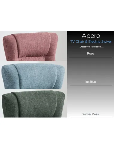 Apero TV Chair & Stool - Rose