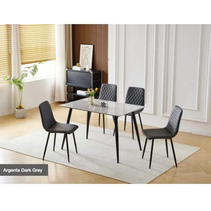 Argenta Dining Chair - Dark Grey