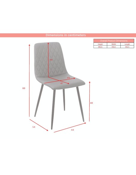 Argenta Dining Chair - Dark Grey