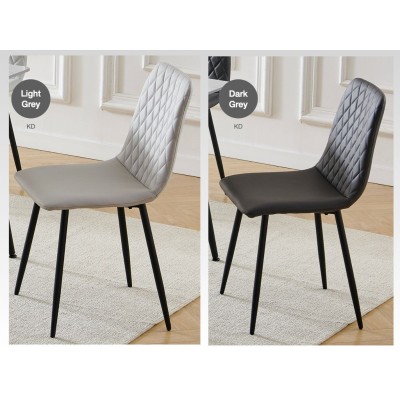 Argenta Dining Chair - Light Grey