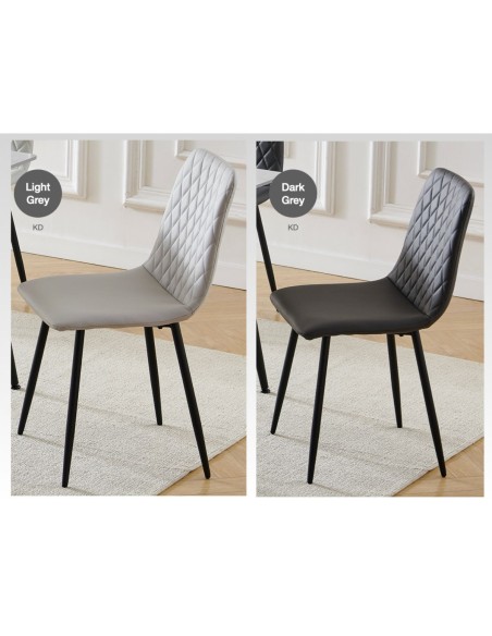 Argenta Dining Chair - Light Grey