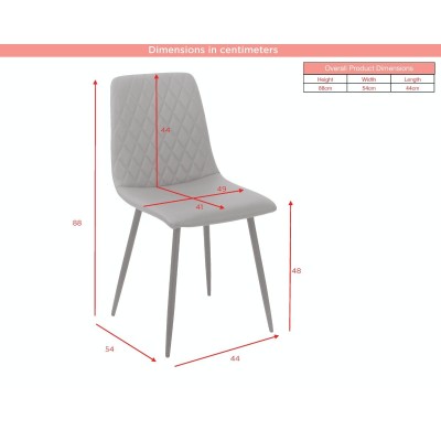 Argenta Dining Chair - Light Grey