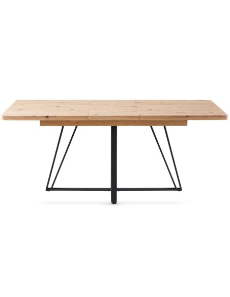 Callington Extending Dining Table - Oak/Black