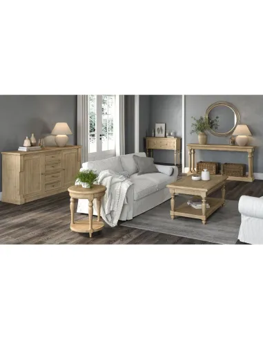 Chateau 160cm Console Table - Rustic