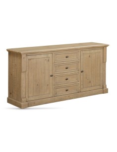 Chateau 2 Door 4 Drawer Sideboard - Rustic