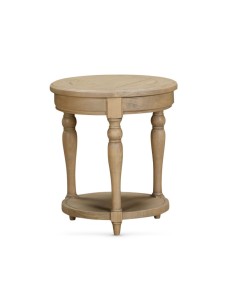 Chateau Round Side Table - Rustic