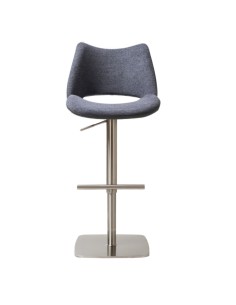 Contour Barstool - Stainless Steel Fusion/Slate Grey