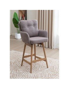 Cotswold Fabric Counter Stool - Blush Granite
