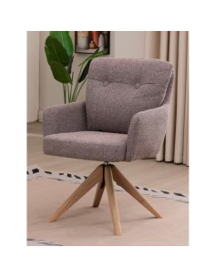Cotswold Fabric Dining Chair - Blush Granite