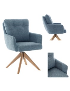 Cotswold Fabric Dining Chair - Storm Teal 2