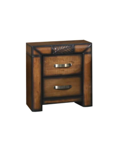 Paris Bedside Locker - Dark Wood