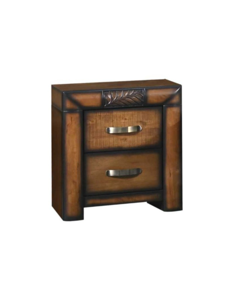 Paris Bedside Locker - Dark Wood