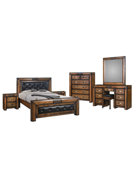 Paris Dressing Table - Dark Wood