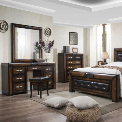 Paris Dressing Table - Dark Wood